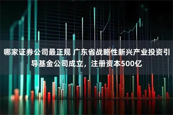 哪家证券公司最正规 广东省战略性新兴产业投资引导基金公司成立，注册资本500亿
